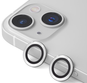 Стъклени рингове за камера за Apple iPhone 13 6.1 черен кант 